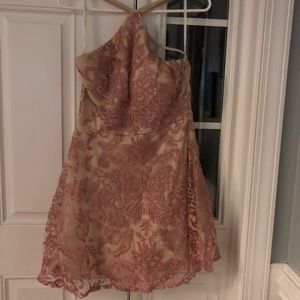 Pink speechless halter dress